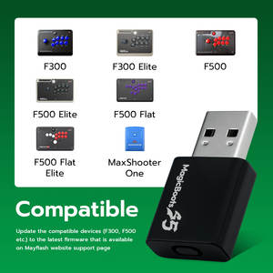Mayflash MagicBoots S5 for F300 F500 Series Arcade Fighting Stick FPS <b>Joystick</b> Converter <b>Gaming</b> Adapter to for PS5 for PS4 - Product Image 4