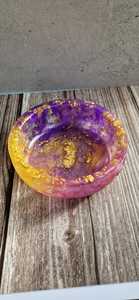 Tazón de Resina Hecho a Mano, Plato Decorativo para Baratijas, Porta Joyas, Arte en Epoxi, Plato para Servir Colorido, Decoración Moderna para el Hogar, Idea de Regalo Única - Product Image 3