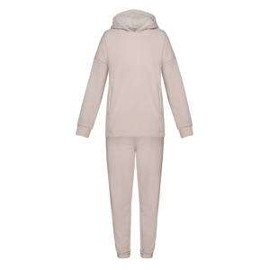 Ensemble de survêtement décontracté pour femme avec sweat à capuche et pantalon de jogging, confortable pour l'automne et l'hiver - Product Image 1