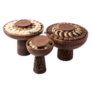 Bol à chocolat Ramadan de haute qualité ensemble fini en résine de trois bol sucré bol à chocolat décoratif le plus vendu - Product Image 2