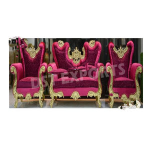Sofá DE BODA DE DOBLE Corazón de diseñador boda asiática Trono Blanco chaise boda estilo Diamante de dos plazas - Product Image 5
