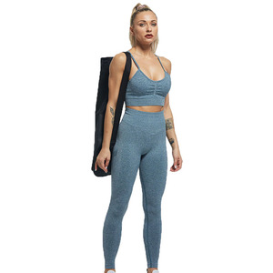 BAS quantité minimale de commande Fitness Yoga Active Wear Set Quatre-Way Stretch Ensembles d'entraînement pour les femmes Solide Respirant Femmes Gym Yoga Sets - Product Image 2