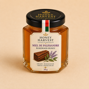 <b>Honey</b> Harvest Premium Infused <b>Honey</b> Tasting Set 6 X 30g Ginger Cardamom Vanilla 24 Months Shelf Life Madagascar Golden Mason Jar - Product Image 5