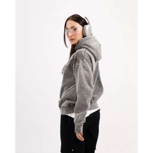 Sweat à capuche surdimensionné imprimé avec des chérubins, tissu tricoté respirant, idéal pour la saison d'automne - Product Image 2