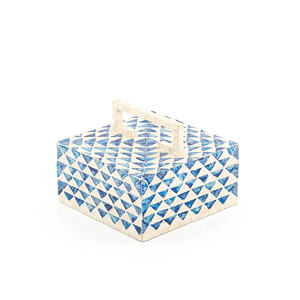 Boîtes d'incrustation de nacre exquises boîtes de bijoux et de rangement en coquille de mosaïque de qualité supérieure pour un usage de luxe - Product Image 1