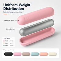 Haltères en silicone écologiques avec logo personnalisé pour femmes, haltères de fitness durables et légers pour les bras et le corps