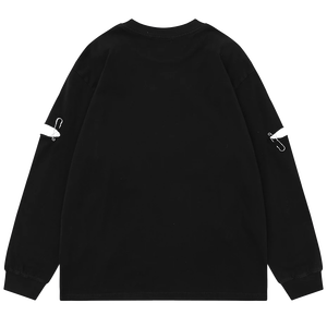 Sweats à capuche lourds personnalisés 100% coton lavés à l'acide pierre lavée vintage en détresse sweats à capuche déchirés pour hommes - Product Image 2