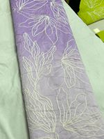 Tissu en soie Chanderi de luxe pour vêtements de soirée élégants et robes d'été, tissu Chanderi traditionnel indien tissé à la main