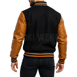 Veste de baseball en vente chaude, fabriquée au Pakistan, avec logo personnalisé, veste de baseball élégante - Product Image 2