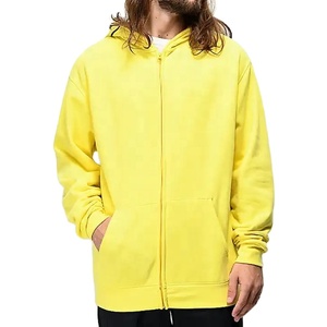 เสื้อฮู้ดซิปเต็มตัวแบบสั่งทำขายส่ง สีดำ ซิป 100% ผ้าฝ้ายฟลีซ ระบายอากาศได้ดี ป้องกันรอยยับ แห้งเร็ว สไตล์สตรีทแวร์ สำหรับผู้ชาย - Product Image 2