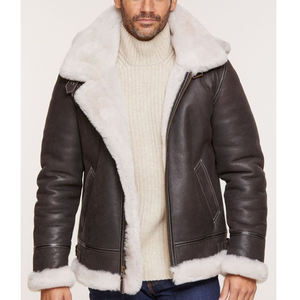 Chaqueta de Hombre Personalizada de Alta Calidad, Ropa de Invierno, Logotipo Bordado Personalizado, Chaqueta 100% Cuero para Hombre - Product Image 1