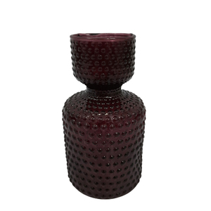 Florero de aluminio y vidrio, florero de Metal de Color dorado y púrpura, soporte para decoración de jardín y Mesa - Product Image 3