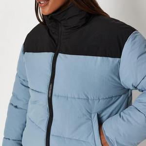 <b>Women</b> Lightweight Quilted Puffer <b>Jacket</b> <b>Winter</b> <b>Warm</b> Hooded Coat Custom Logo Fashion Outerwear OEM Wholesale Factory Supply - Product Image 5