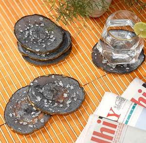 Posavasos de bambú de alta calidad hechos a mano, alfombrillas decorativas de diámetro personalizables para bebidas para té, café, Mesa para el hogar, diseño bonito - Product Image 5