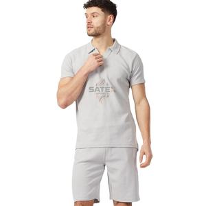 ชุดเซ็ตคู่ลำลองผู้ชาย ดีไซน์ใหม่ ระบายอากาศ ซับเหงื่อ ผ้าฝ้าย 100% สำหรับฤดูร้อน รับสกรีนลายตามสั่ง แฟชั่นทันสมัย สไตล์สปอร์ต - Product Image 1
