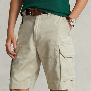 กางเกงขาสั้นลำลองกีฬาวิ่งออกกำลังกายของผู้ชายแฟชั่นใหม่ผ้าฝ้าย100% เป็นมิตรกับสิ่งแวดล้อมผ้าอ๊อกฟอร์ดแห้งเร็วระบายอากาศ - Product Image 3