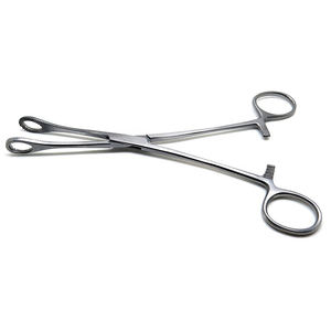 Fórceps de esponja de acero inoxidable Foerster de 9,5 pulgadas, instrumento quirúrgico con puntas dentadas curvas precisas para procedimientos médicos - Product Image 3
