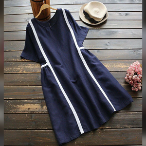 เสื้อยืดแขนสั้นสำหรับผู้หญิงขนาดพลัสไซส์ผลิตจาก WS-134เสื้อเบลาส์สำหรับฤดูใบไม้ผลิฤดูร้อน - Product Image 1