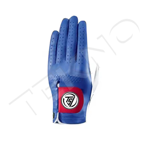 Logotipo personalizado suave transpirable Indonesia blanco Cabretta cuero Golf guante hombres/mujeres mano izquierda Golf accesorios guante - Product Image 4