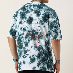 Camisetas Ligeras de Secado Rápido, Transpirables y Ecológicas con Estampado Tie Dye, de Poliéster/Algodón, para Hombre, Uso Casual al Aire Libre - Product Image 2
