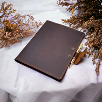 Couverture de journal en cuir véritable de haute qualité, sur mesure, style rétro, pour voyage, avec couture filée, logo personnalisé, marque personnalisée, vente en gros