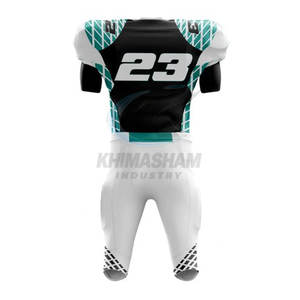 Uniforme de Fútbol Americano Personalizable de Estilo Único, Tela Transpirable de Poliéster, Diseño Personalizado de Alta Calidad para Equipos Nacionales - Product Image 2