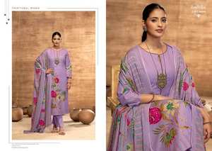 Collection de matériel de robe imprimée brodée en coton pur pour la fête Vêtements indiens et pakistanais au prix de gros - Product Image 5