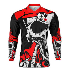 Maillot de Motocross 100% Polyester Sublimation Unisexe Mesh Personnalisé de Qualité en Gros pour Hommes - Product Image 1