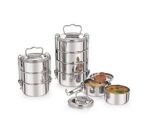 Venta de Fábrica, Precio Económico, Venta al por Mayor, Lonchera de Acero Inoxidable con Clip, 9*4, Porta Alimentos, Lonchera para Hoteles y Restaurantes - Product Image 6