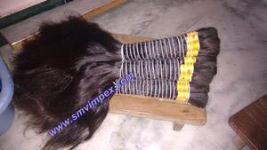 100% cheveux bruts vierges non transformés à cuticule alignée, faisceaux de cheveux humains indiens à vague lâche Extensions de cheveux indiens bruts - Product Image 5