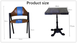 Chaises modernes <span class=keywords><strong>en</strong></span> cuir et <span class=keywords><strong>en</strong></span> fer Tables et chaises de restaurant sur le thème Chaises d'hôtel de luxe Meubles de restaurant Western Fast Food - Product Image 6