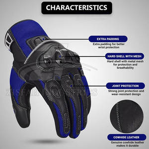 Guantes de moto de desgaste de protección personalizados de diferentes colores hechos al por mayor mejor precio guantes de moto - Product Image 2