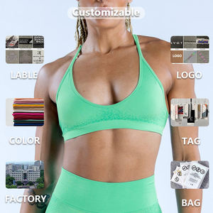 Ensemble de yoga sans couture de haute qualité pour femmes, vêtements de sport pour la salle de sport, vêtements de sport, tenue de yoga extensible, vente en gros d'usine OEM - Product Image 5