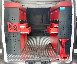 OEM High Quality Metal Vehicle Storage Solution <b>Powder</b> Coating Finish Maintenance Repair Cabinet Shelf System - Product Image 3