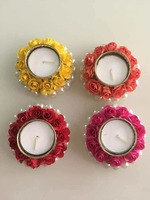Ensemble de Diyas Traditionnels Multicolores pour Mariage, Événement, Diwali, Cadeau de Fête, Lumière Magique, Décoration Puja
