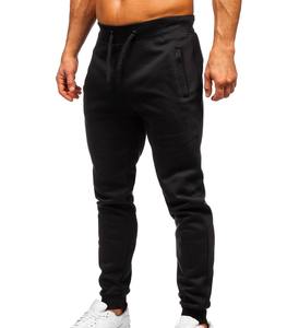 Ensemble deux pièces Survêtements d'entraînement d'hiver unis en molleton de coton Vente en gros de survêtements de jogging pour hommes athlétique OEM - Product Image 3