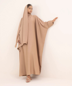 Fabricant d'Abaya Modeste Personnalisée OEM Nouveau Design Dernier Cri Kaftan Dubaï Robe Maxi Élégante Royale pour Femmes Cool en Soie 100% Arabe - Product Image 6