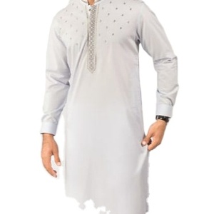 Améliorez votre jeu de mode ethnique avec Shalwar Kameez Vêtements ethniques modernes Shalwar Kameez pour hommes Taylor cousus - Product Image 1