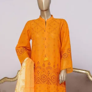 Коллекция 2023 года, летние платья, Binsaeed, 3 предмета, газон, однотонная курица, kari, пакистанский Женский Бренд