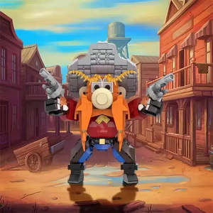 Figurine de Sam le pirate, briques nano, blocs de construction, jouet éducatif de dessin animé en matériau ABS pour le bricolage pour les enfants - Product Image 2