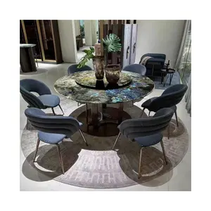 2024exquisite velvet rainbow stylish dining chairs modern luxury for dining table 68seats stainless steel metal leg curve chairs