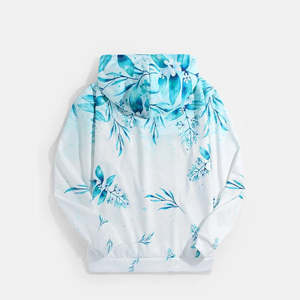 Sweat à capuche avec logo personnalisé par sublimation Pull pour homme Sweatshirts à capuche imprimés pour hommes Sweat à capuche imprimé par sublimation - Product Image 2