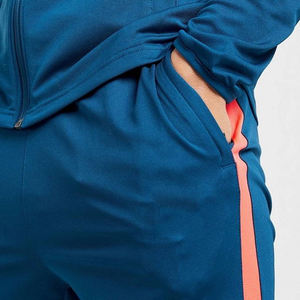 ชุดวิ่งออกกำลังกายของผู้ชายแบบมีสไตล์กันลมแห้งเร็วผ้าคอตตอน100% ดีไซน์ใหม่ระบายอากาศได้ดีสำหรับฤดูใบไม้ร่วงขายส่ง - Product Image 6