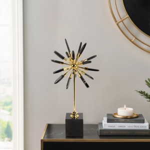 Sculpture de table de style lampe contemporaine, objet de table qui ajoute une touche moderne élégante à tout espace intérieur, vente en gros en provenance d'Inde - Product Image 6