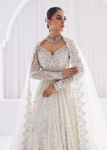 Vestidos de Novia Clásicos Pakistaníes Hechos a Mano con Espalda de Encaje de Cristal, 100% Seda, Largos hasta el Suelo, para Bodas Asiáticas - Product Image 2