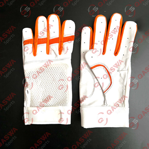 ถุงมือตีเบสบอล/ซอฟต์บอลคุณภาพสูง QASWA SPORTS แบบปรับได้ ปิดด้วยแถบตีนตุ๊กแก ทนทาน หนังแท้สั่งทำพิเศษ - Product Image 5