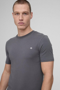 Meilleures ventes 100% coton Gym Wear T-shirts Logo personnalisé broderie bouffée impression Slim Fit col en O T-shirt pour hommes coupe ample - Product Image 6