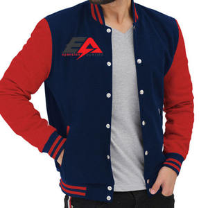 Veste universitaire légère et vintage pour hommes, avec logo personnalisé, laine, chenille, broderie, lettre décontractée, taille XL, cuir vierge d'hiver neuf - Product Image 1