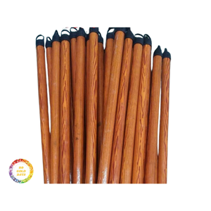 Hardwood <b>Wooden</b> Broom Handle Polished <b>Wooden</b> Broom Handle For Household Mop Replacement Wood <b>Pole</b> For Cleaning Floor Sweeper - Product Image 2