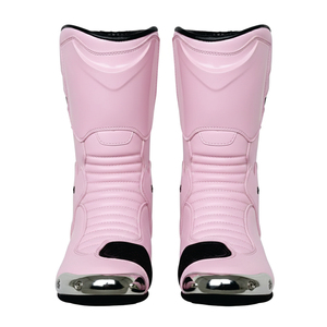 Chaussures de moto de course personnalisées de haute qualité pour adultes, design imperméable, doublure en cuir véritable, fabriquées au Pakistan - Product Image 1